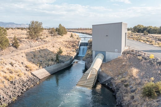 Monroe Drop Hydropower Project in Oregon