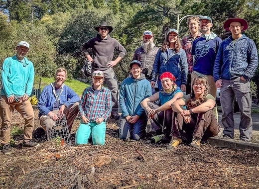 Natel team after a watershed restoration project.